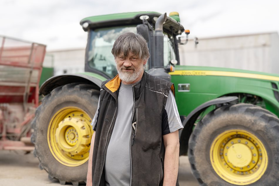 Luděk Kudláček, mechanizátor v podniku AG Skořenice