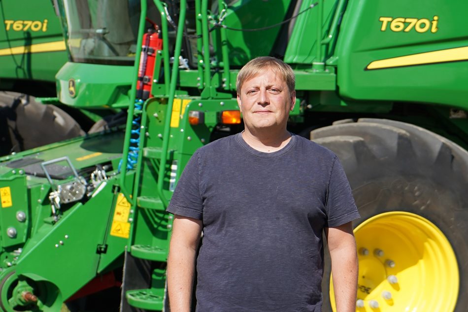 Ondřej Hnilička, hlavní mechanizátor podniku EUROFARMS AGRO-B s.r.o.