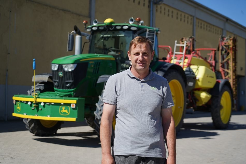 Pan Martin Kysela, vedoucí střediska v ZEMOS AGRO SEDLČÁNKY