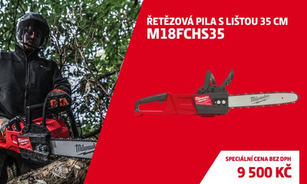 ŘETĚZOVÁ PILA S LIŠTOU 35 CM M18FCHS35