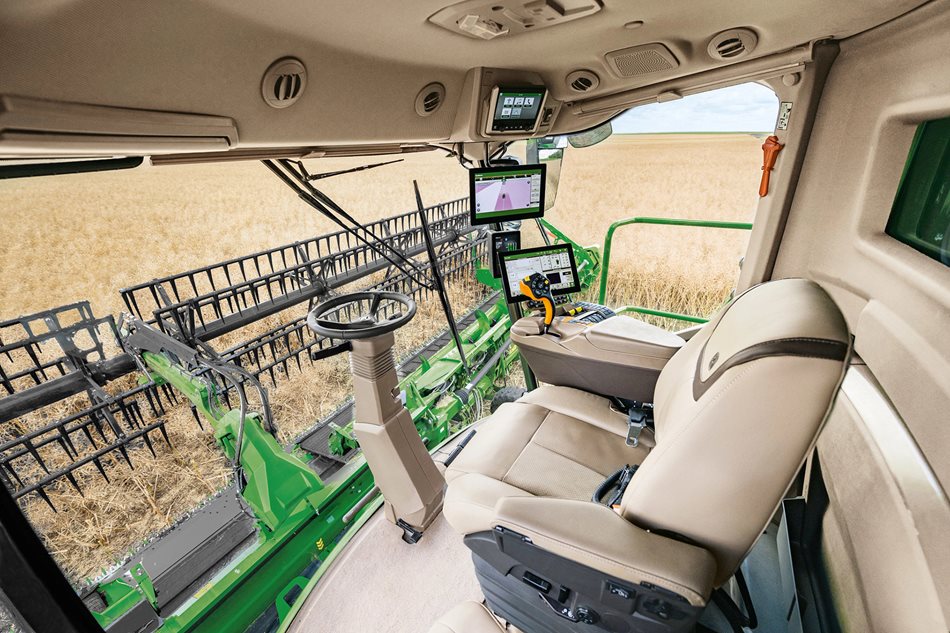 Nová kabina sklízecích mlátiček John Deere S7