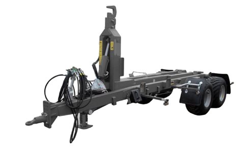 Přepravník dobytka s hydraulickým podvozkem PRONAR T046H