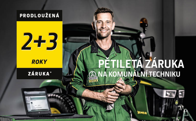 Pětiletá záruka na Komunální techniku