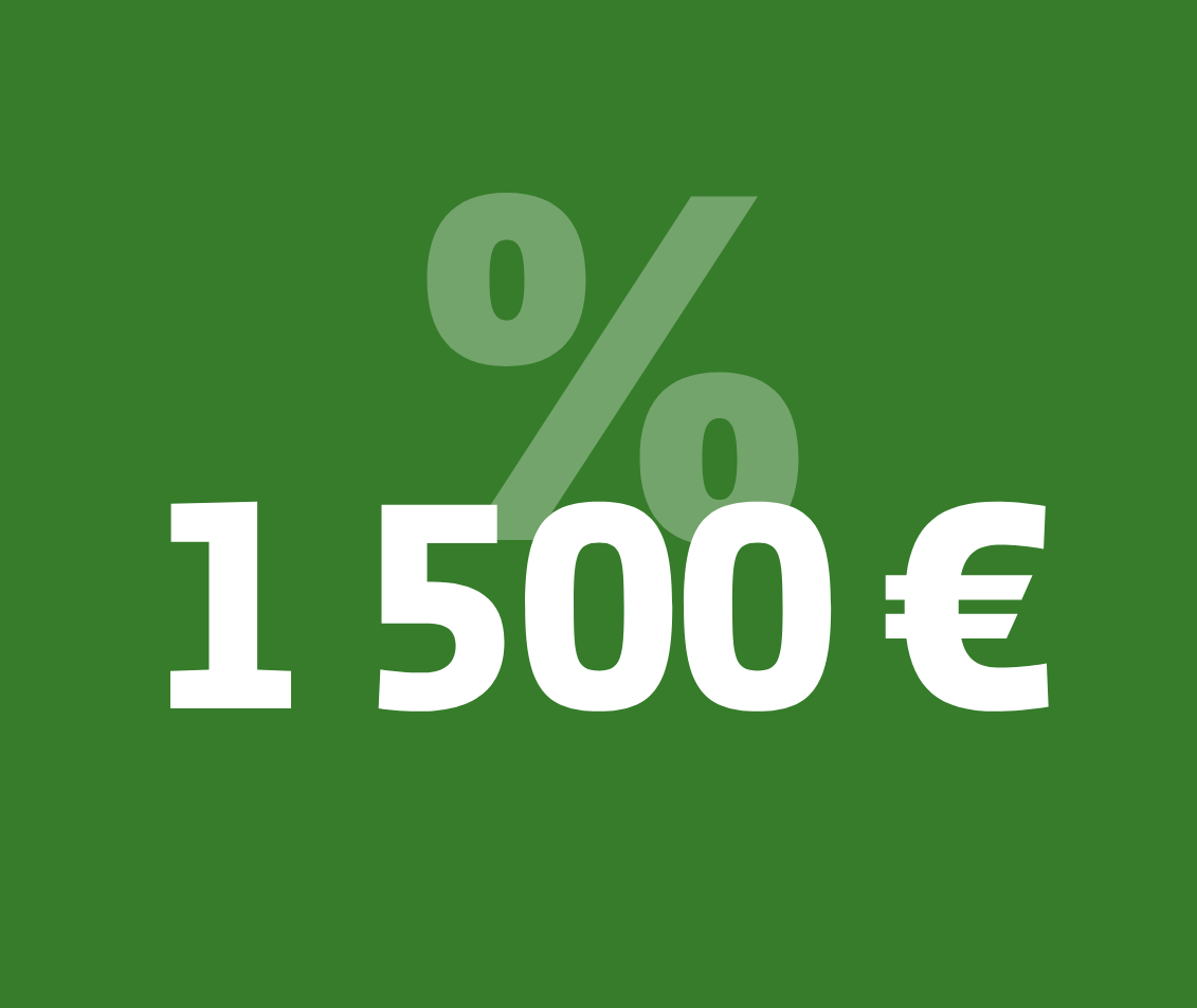 Bonus 1 500 €