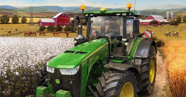 Farming Simulator - představení a ukázka hry, strategie, závodů