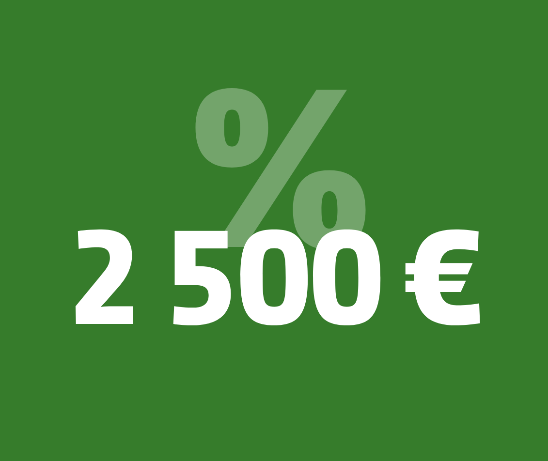 Bonus 2 500 €