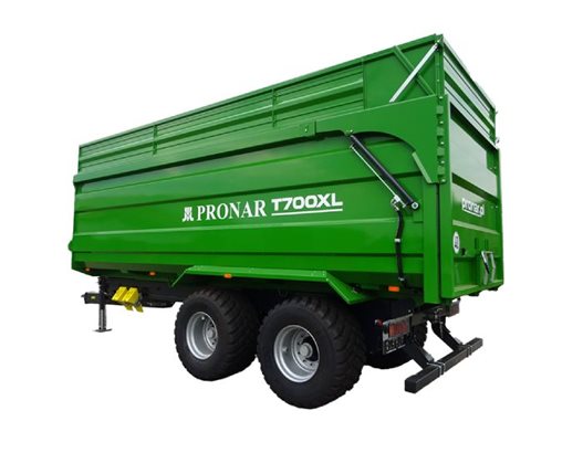 Dozadu sklopný návěs Pronar T700XL